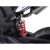 JOKO Elektrická Motorka APRILIA RX125, penové kolesá, kožené sedadlo, červená
