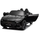 JOKO Elektrické autíčko Mercedes SL 63 AMG, penové kolesá, kožené sedadlo, čierne