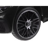 JOKO Elektrické autíčko Mercedes SL 63 AMG, penové kolesá, kožené sedadlo, čierne