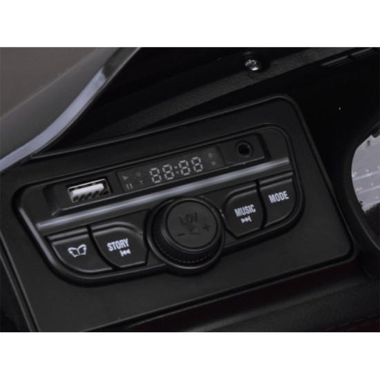 JOKO Elektrické autíčko Mercedes SL 63 AMG, penové kolesá, kožené sedadlo, čierne