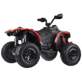 JOKO Elektrická štvorkolka Off-road CAN-AM 24V 200W, penové kolesá, kožené sedadlo, červená