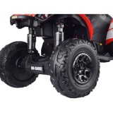 JOKO Elektrická štvorkolka Off-road CAN-AM 24V 200W, penové kolesá, kožené sedadlo, červená