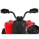 JOKO Elektrická štvorkolka Off-road CAN-AM 24V 200W, penové kolesá, kožené sedadlo, červená