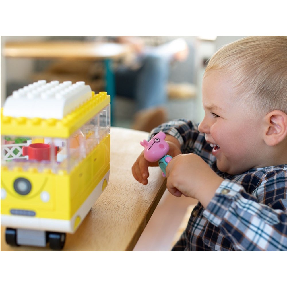 JOKO Konštrukčná Stavebnica Peppa Pig Camper Karavan, Kempovanie s ockom 52ks
