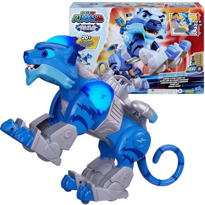 HASBRO Interaktívna Akčná figúrka Hasbro Pj Masks Battle Cat 43 cm x 22 cm so svetlom a zvukom + technológia Hasbro Hero ID