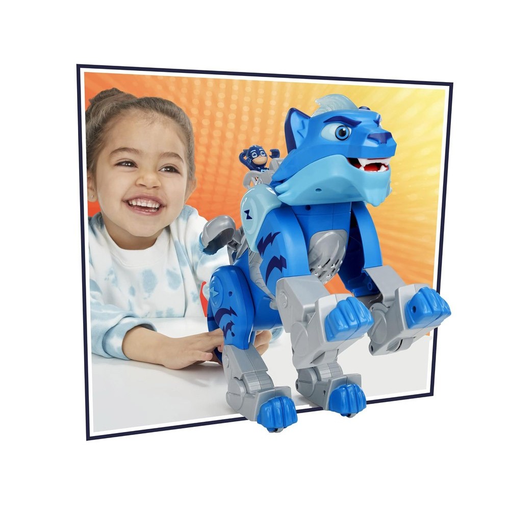HASBRO Interaktívna Akčná figúrka Hasbro Pj Masks Battle Cat 43 cm x 22 cm so svetlom a zvukom + technológia Hasbro Hero ID
