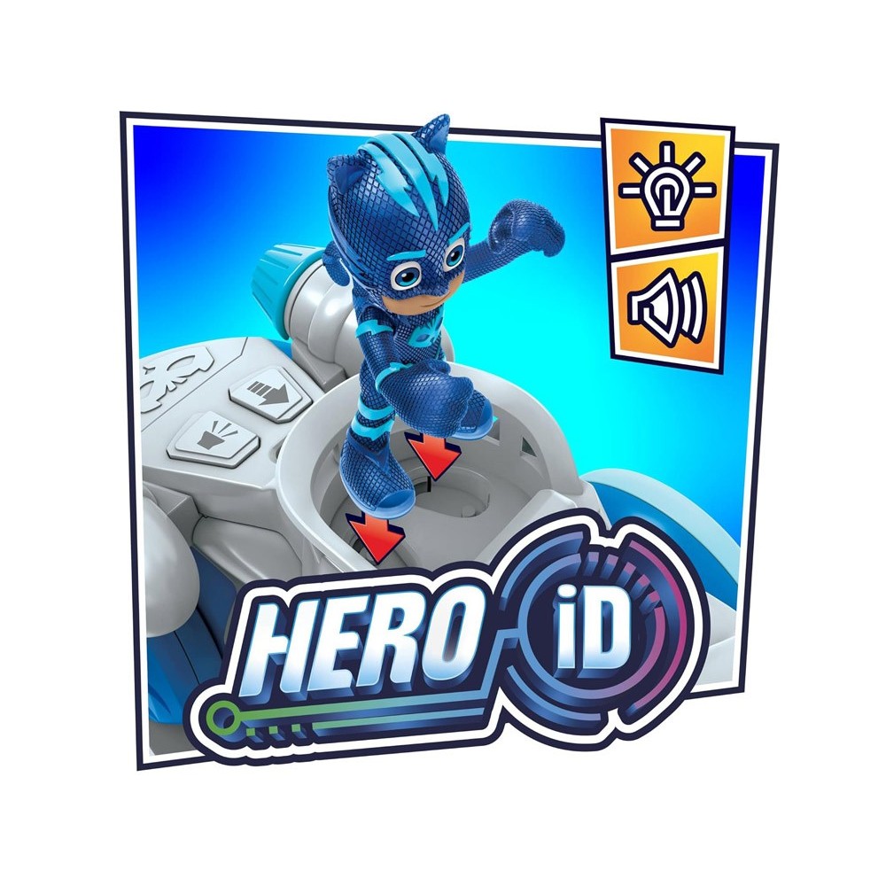 HASBRO Interaktívna Akčná figúrka Hasbro Pj Masks Battle Cat 43 cm x 22 cm so svetlom a zvukom + technológia Hasbro Hero ID