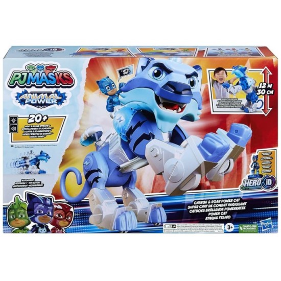 HASBRO Interaktívna Akčná figúrka Hasbro Pj Masks Battle Cat 43 cm x 22 cm so svetlom a zvukom + technológia Hasbro Hero ID