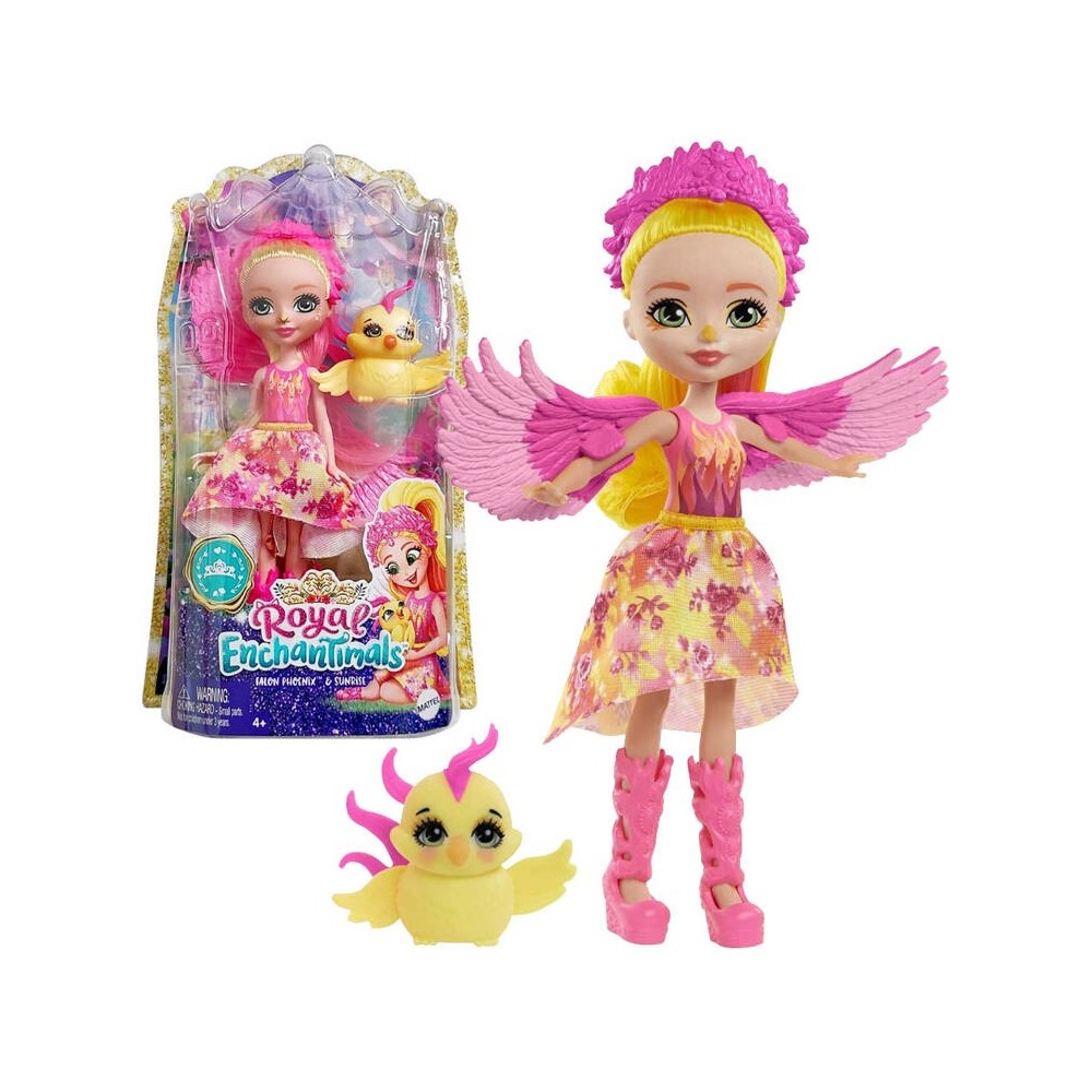 Mattel Enchantimals bábika Falcon Phoenix a Sunrise FNH22-GYJ04