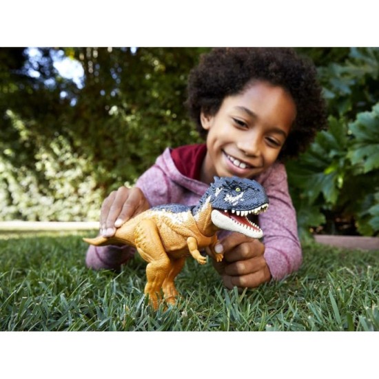 Mattel Jurský Svet Dominion Dinosaurus Skorpiovenator so zvukom, hýbe chvostom, hlavou, otvára ústa, na batérie