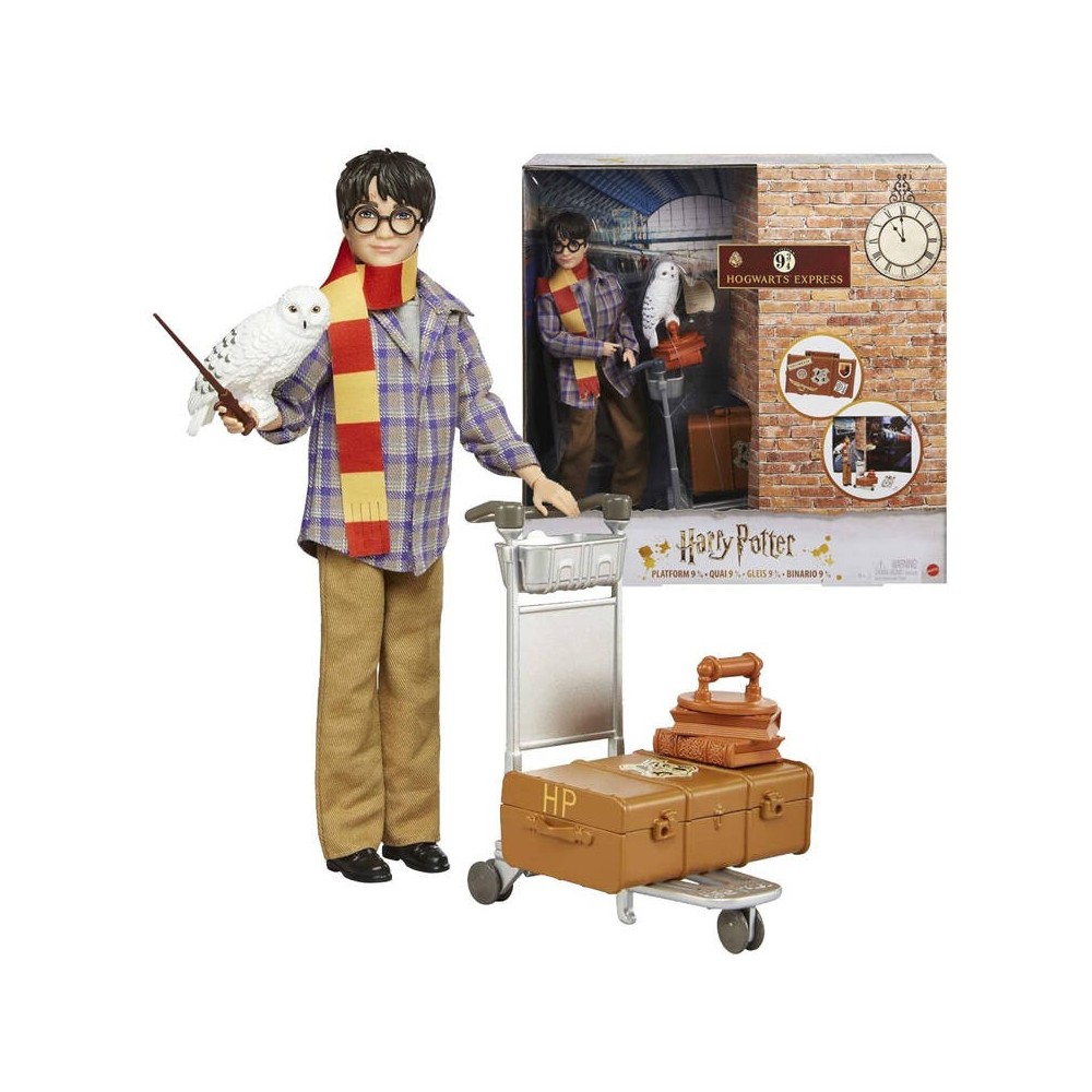 Mattel Bábika Harry Potter na nástupišti 9 3/4 + Sova Hedviga
