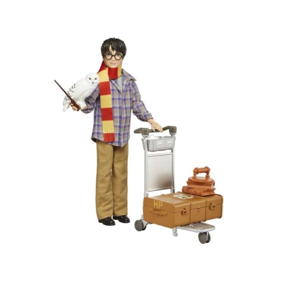 Mattel Bábika Harry Potter na nástupišti 9 3/4 + Sova Hedviga