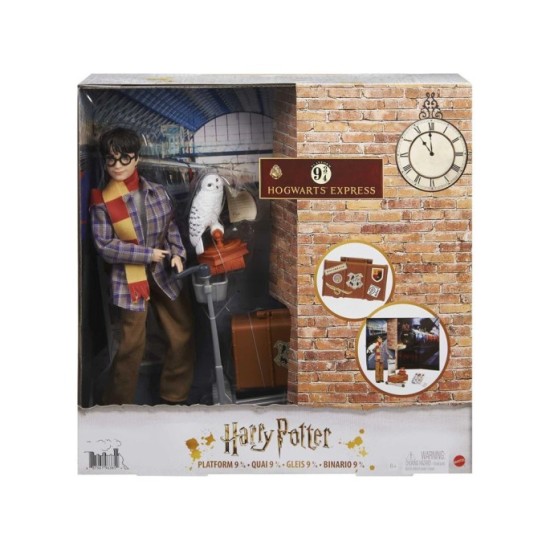 Mattel Bábika Harry Potter na nástupišti 9 3/4 + Sova Hedviga