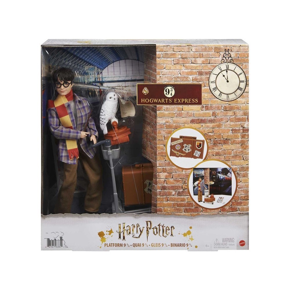 Mattel Bábika Harry Potter na nástupišti 9 3/4 + Sova Hedviga