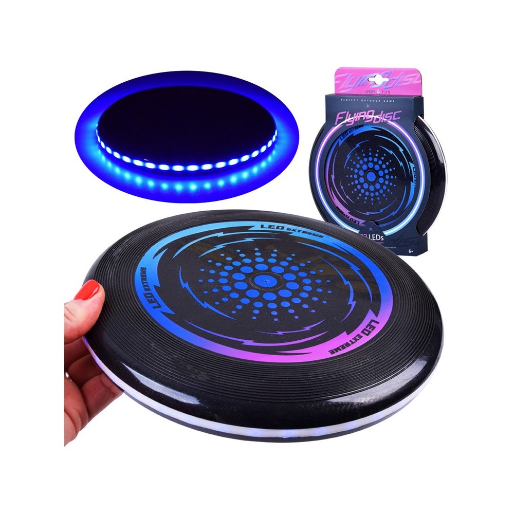 JOKO Lietajúci Tanier Flying Glowing UFO DISK s LED svetlom 23cm