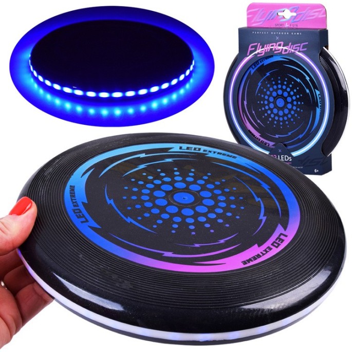 JOKO Lietajúci Tanier Flying Glowing UFO DISK s LED svetlom 23cm