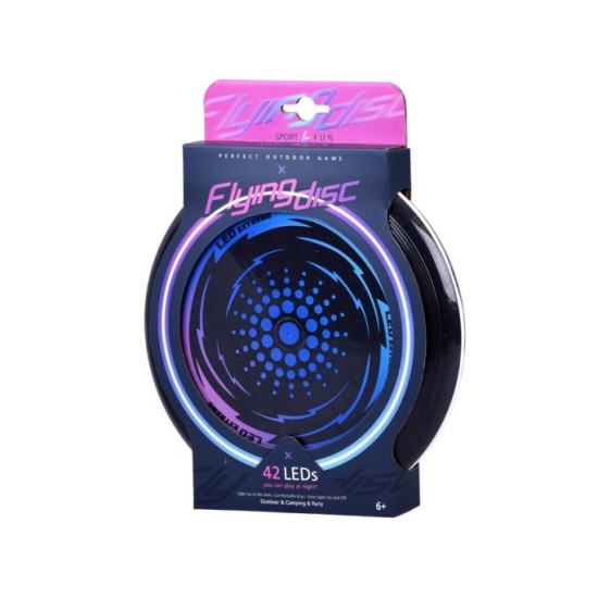 JOKO Lietajúci Tanier Flying Glowing UFO DISK s LED svetlom 23cm