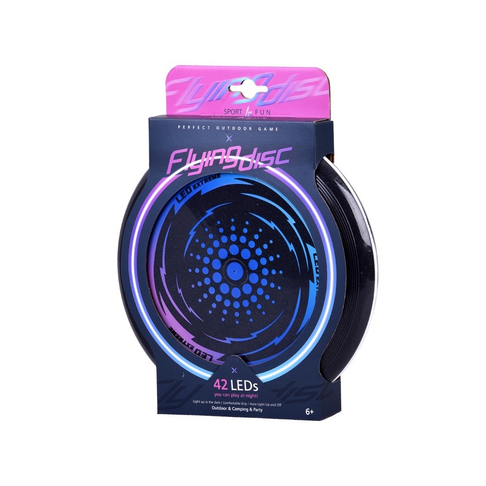 JOKO Lietajúci Tanier Flying Glowing UFO DISK s LED svetlom 23cm
