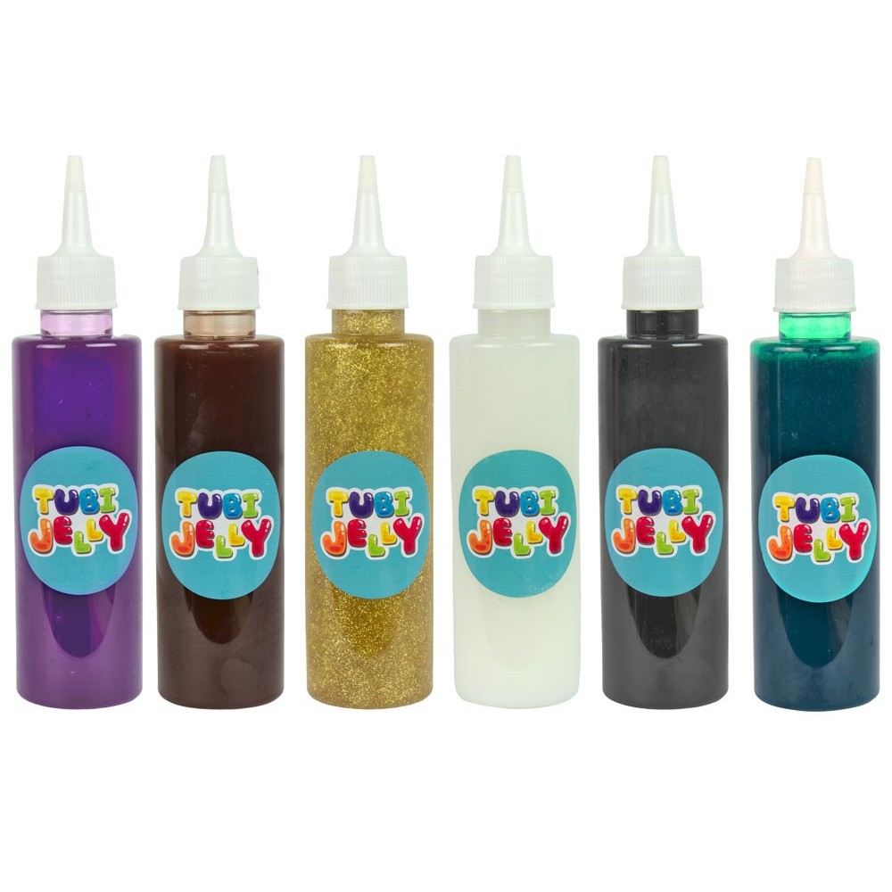 Tuban Kreatívna Sada Tubi Jelly Lama 6 Farieb 3D Gel