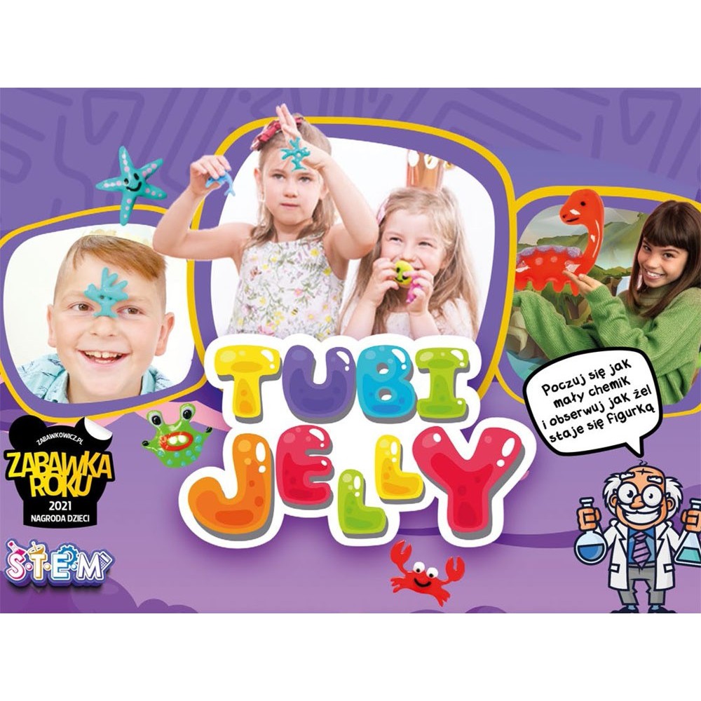 Tuban Kreatívna Sada Tubi Jelly Lama 6 Farieb 3D Gel