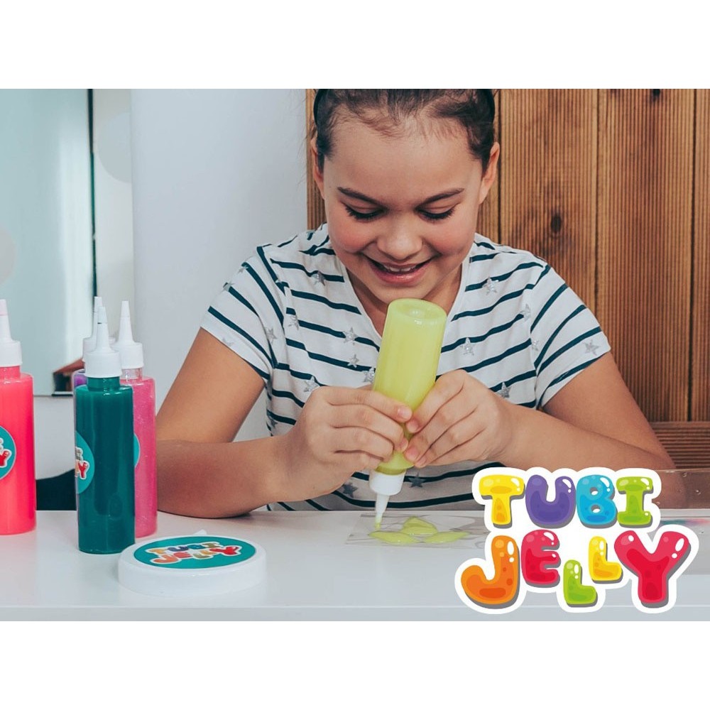 Tuban Kreatívna Sada Tubi Jelly Lama 6 Farieb 3D Gel