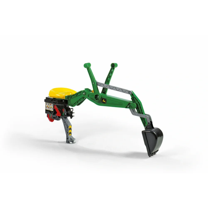 Rolly Toys Zadný bager John Deere, zadná rýpacia lyžica rollyBackhoe, nosnosť50kg, zelená