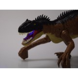 JOKO RC Dinosaurus na diaľkové ovládanie so svetlom a zvukom, hnedý