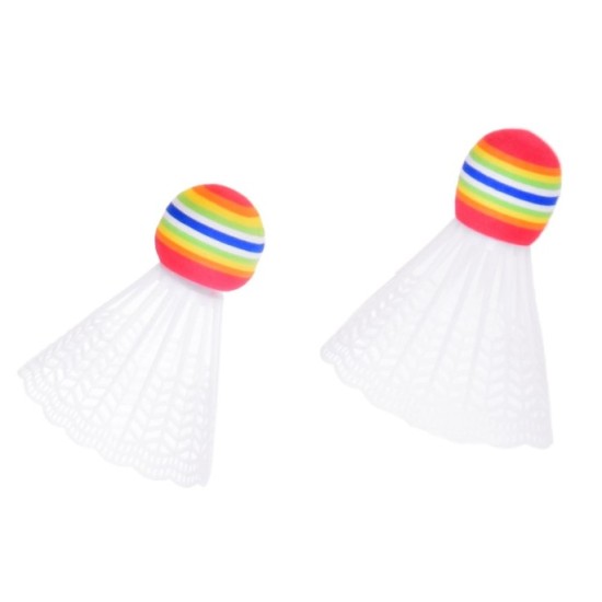 JOKO Detské Badmintonové Rakety s LED svetlom + košík s LED svetlom