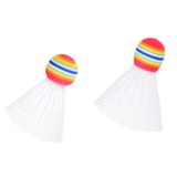 JOKO Detské Badmintonové Rakety s LED svetlom + košík s LED svetlom
