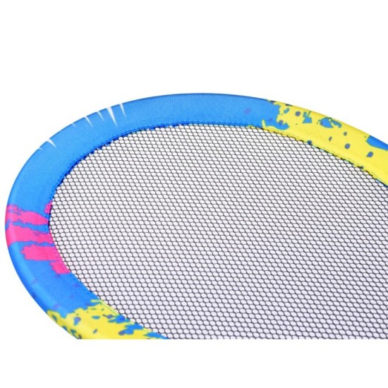 JOKO Detské Badmintonové Rakety s LED svetlom + košík s LED svetlom