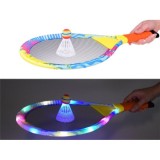 JOKO Detské Badmintonové Rakety s LED svetlom + košík s LED svetlom