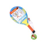 JOKO Detské Badmintonové Rakety s LED svetlom + košík s LED svetlom