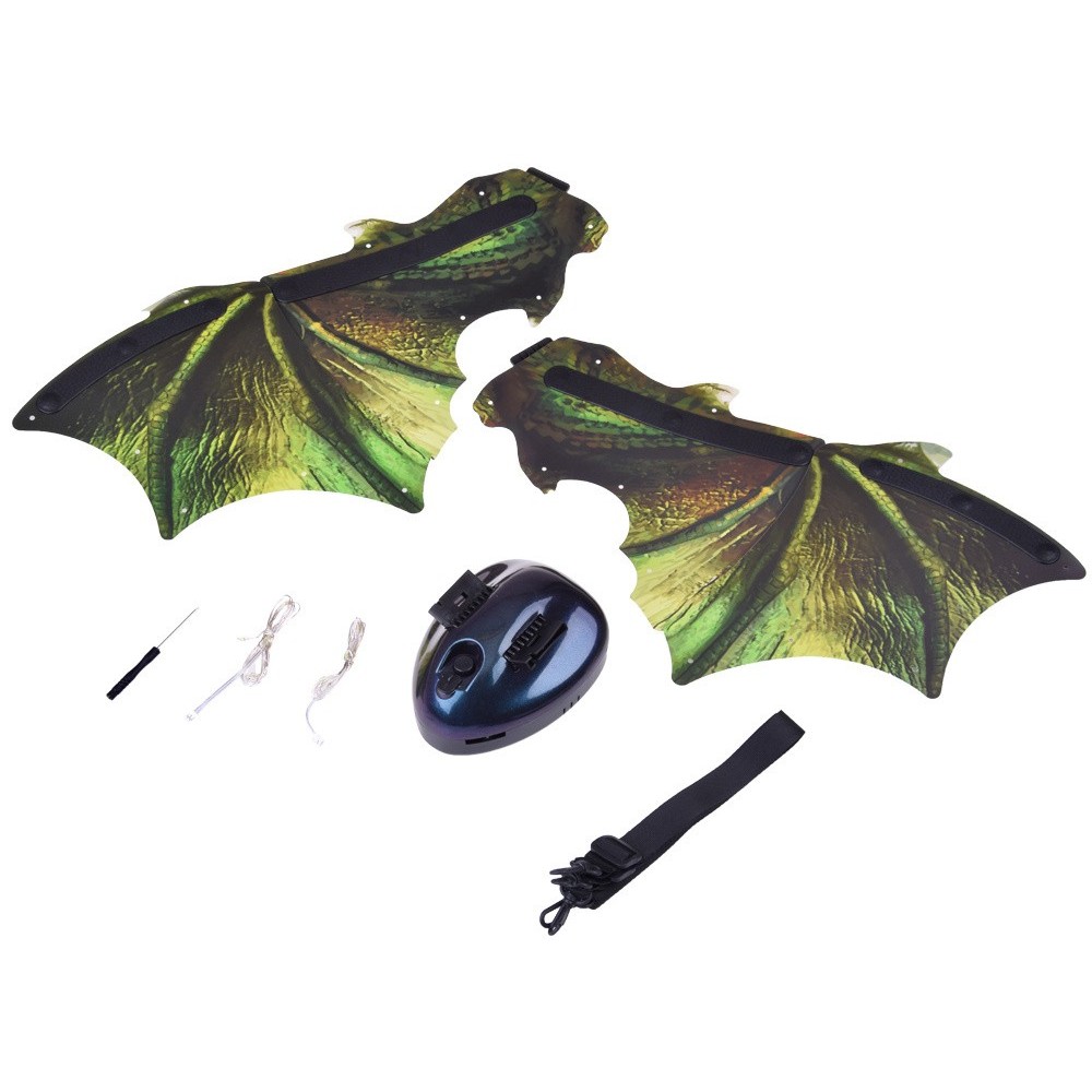 JOKO Svietiace Pohyblivé Dračie Krídla DRAGON s LED svetlom + Dračie Zvuky