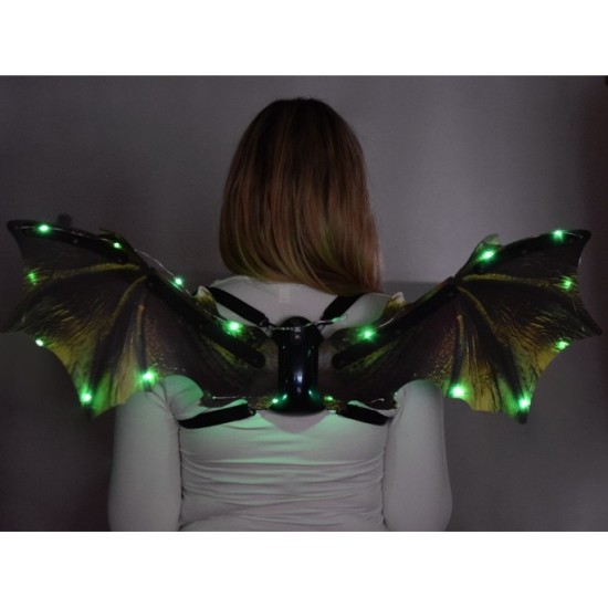 JOKO Svietiace Pohyblivé Dračie Krídla DRAGON s LED svetlom + Dračie Zvuky