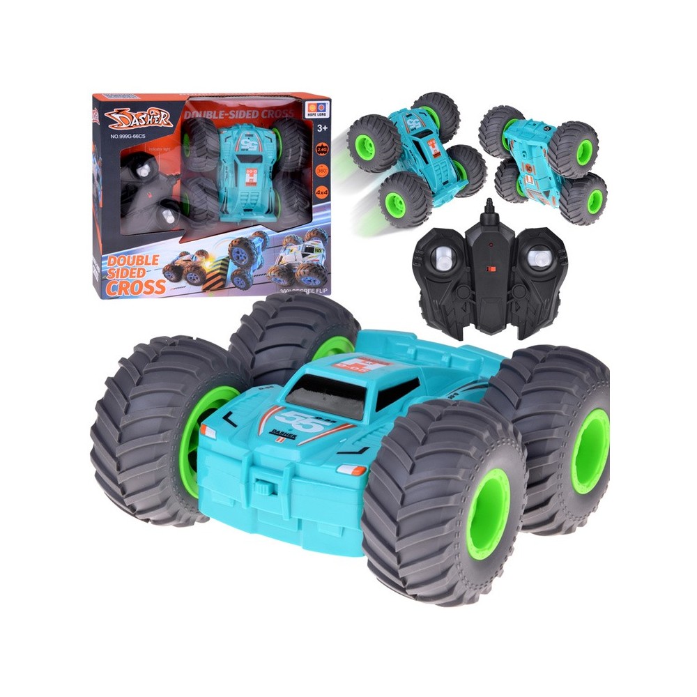 Acrobatic remote-controlled car STUNT CAR pirouette RC0638