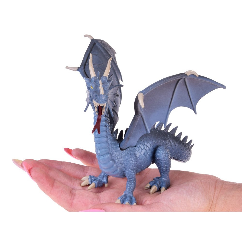 JOKO Gray Dragon Figúrka Majestátny Drak 16cm s Ohybnými Krídlami