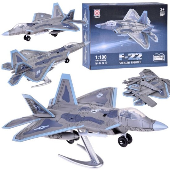 JOKO Stavebnica Model Lietadla F-22 Stíhačka 1:100