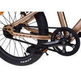 RoyalBaby Hliníkový Detský Bicykel Light and Perfect Gold Kable-Belt 18", ľahký, váha 7,3kg, zlatý