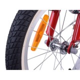 RoyalBaby Hliníkový Detský Bicykel Lovely City 16" s košíkom a zvončekom, červený