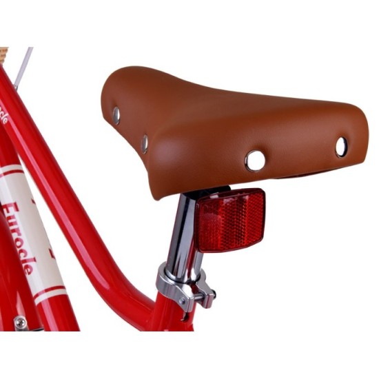 RoyalBaby Hliníkový Detský Bicykel Lovely City 16" s košíkom a zvončekom, červený