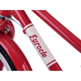 RoyalBaby Hliníkový Detský Bicykel Lovely City 16" s košíkom a zvončekom, červený