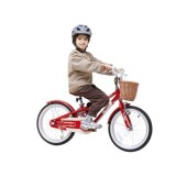 RoyalBaby Hliníkový Detský Bicykel Lovely City 16" s košíkom a zvončekom, červený
