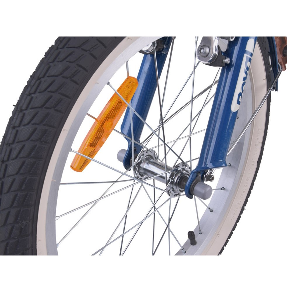 RoyalBaby Hliníkový Detský Bicykel Lovely City Eurocle 18" s košíkom a zvončekom, modrý
