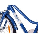 RoyalBaby Hliníkový Detský Bicykel Lovely City Eurocle 18" s košíkom a zvončekom, modrý