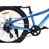 RoyalBaby Ultra Ľahký Hliníkový Detský Bicykel 24" STUDENT, SHIMANO REVOSHIFT prehadzovačka, váha 12,9kg, modrý