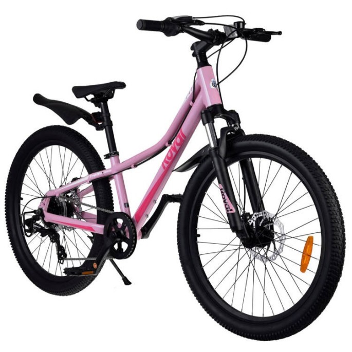 RoyalBaby Ultra Ľahký Hliníkový Detský Bicykel 24" STUDENT, SHIMANO REVOSHIFT prehadzovačka, váha 12,9kg, ružový