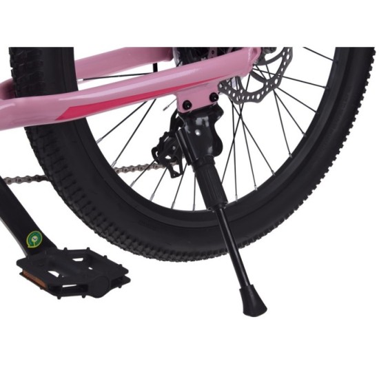 RoyalBaby Ultra Ľahký Hliníkový Detský Bicykel 24" STUDENT, SHIMANO REVOSHIFT prehadzovačka, váha 12,9kg, ružový