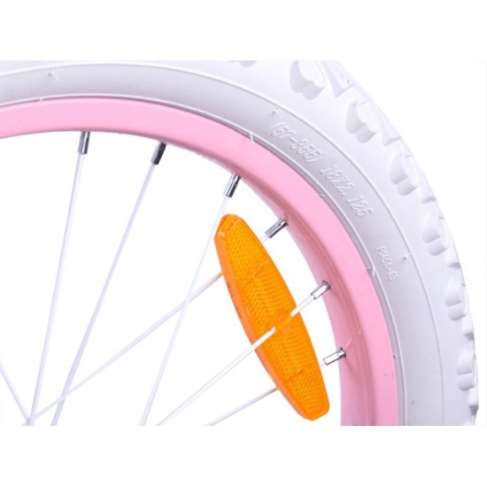 RoyalBaby Detský Bicykel STAR GIRL 16" s košíkom a zvončekom, modrý