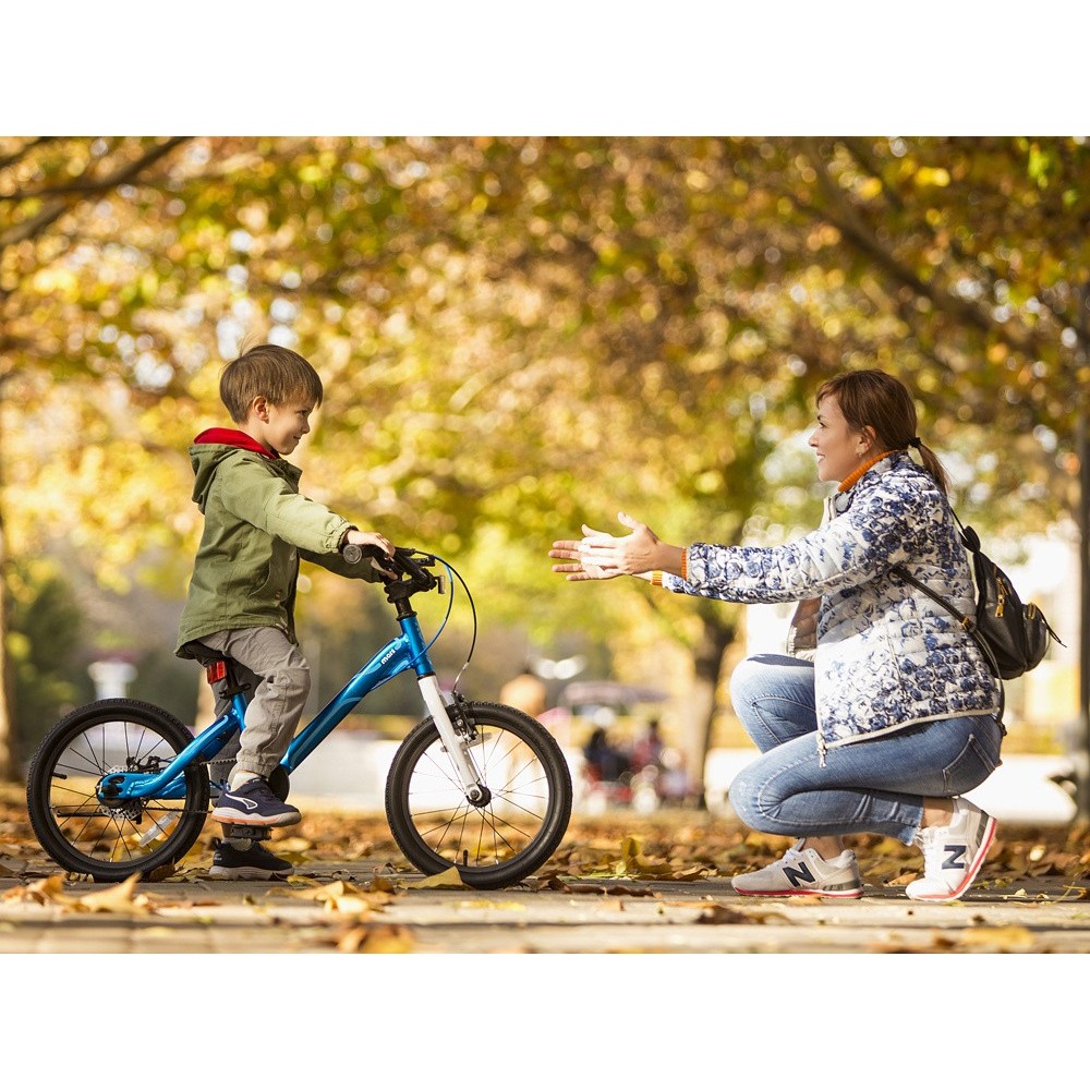 RoyalBaby Hliníkový Detský Bicykel Mars 16" so zvončekom, váha iba 7,25kg, modrý