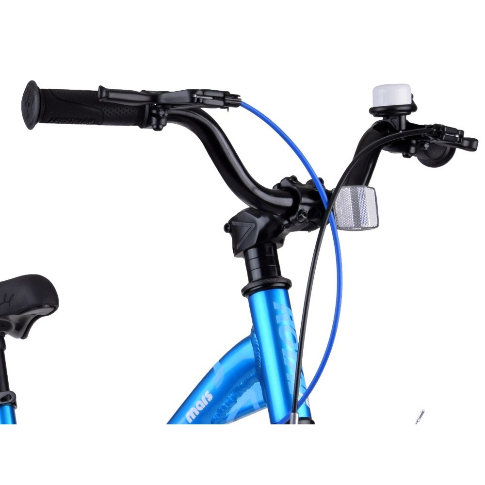 RoyalBaby Hliníkový Detský Bicykel Mars 16" so zvončekom, váha iba 7,25kg, modrý